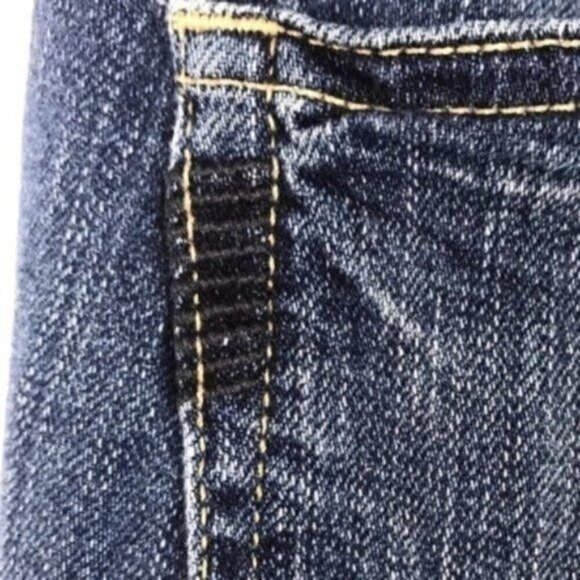 Paige skyline ankle peg distressed blue jeans size 23 - Picture 6 of 8